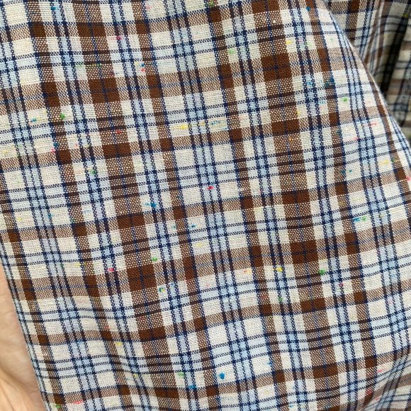 Vintage Levi's Men's Button Down Long Sleeve Rainbow Speckled Size 20 - Picture 5 of 7